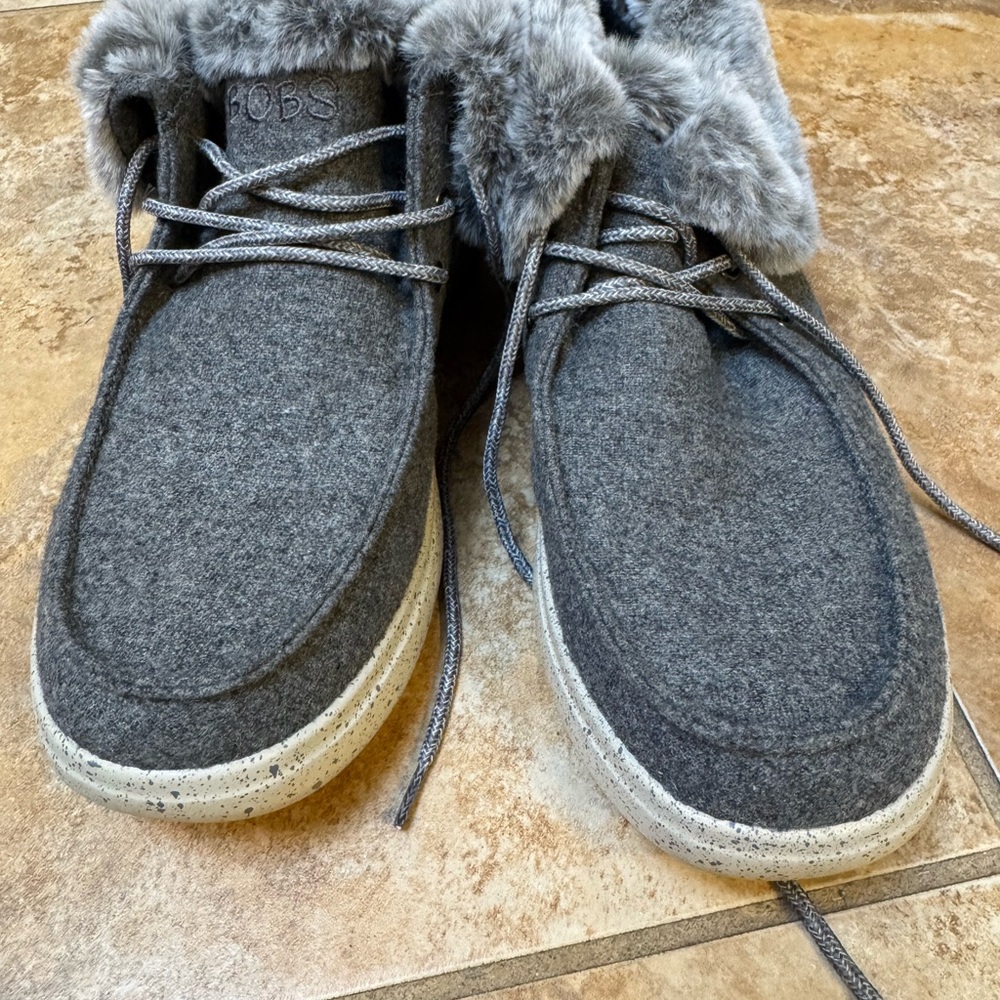BOBS from Skechers Gray Ankle Boots